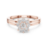 Picture of Eternal Petal – Round Diamond Floral Cluster Ring