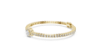 Picture of Golden Halo – 3.80 Carat Oval & Round Diamond Halo Tennis Bracelet