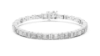 Picture of Regal Shine: 9 Carat Emerald Cut Diamond Bracelet