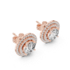 Picture of Celeste Glow – 2.70 Carat Round Diamond Halo Earrings