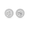 Picture of Celeste Glow – 2.70 Carat Round Diamond Halo Earrings