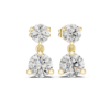 Picture of Eternal Drops – 3 Carat Round Diamond Earrings