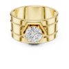 Picture of Hexa Solitaire – 1.50 Carat Round Diamond Men’s Ring