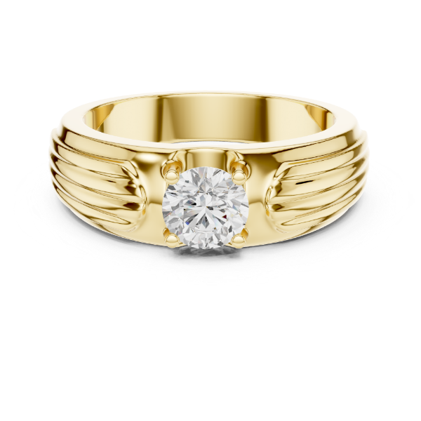 Picture of Trion Edge – 0.75 Carat Solitaire Diamond Band