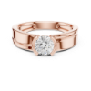 Picture of Eclipse Band - 0.50 Carat Round Diamond Ring.