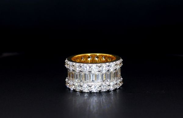 Picture of The Master Ring - Baguette & Round cut Diamond