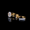 Picture of Imperial 3 Carat Emerald Diamond Ring (4.20 CTW Diamonds)