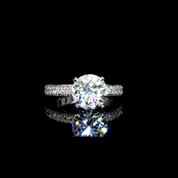 Picture of Royal 3 Carat Round Lab Grown Diamond Ring